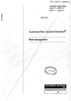 AS/NZS 4360:1995