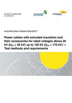 AS/NZS IEC 60840:2020