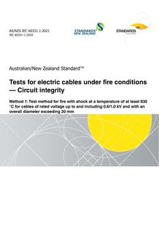 AS/NZS IEC 60331.1:2021