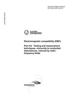 AS IEC 61000.4.6:2017