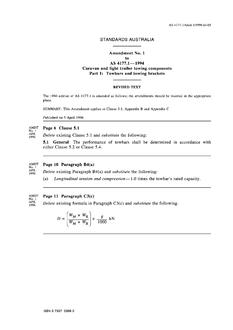 AS 4177.1-1994 AMDT 1