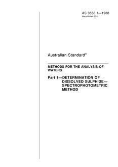 AS 3550.1-1988