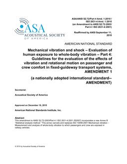 ASA S2.72/Part 4 Amd. 1-2010/ISO 2631-4 Amd. 1:2010 (R2018)