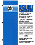 ASHRAE 109-1986 (RA 2003)