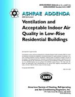 ASHRAE 62.2-2007 Supplement