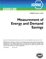 Guideline 14-2002 — Measurement of Energy and Demand Savings