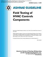 Guideline 11-2009 — Field Testing of HVAC Controls Components