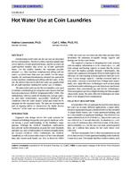 CH-99-16-3 — Hot Water Use at Coin Laundries