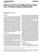 4174 (RP-746) — Effect of Air Pressure Differential on Vapor Flow Through Sample Building Walls