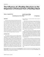 HI-02-15-2 — The Influence of a Rooftop Structure on the Dispersion of Exhaust from a Rooftop Stack