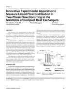 HI-02-01-1 — Innovative Experimental Apparatus to Measure Liquid Flow Distribution in Two-Phase Flow Occurring in the Manif lds of Compact Heat Exchangers