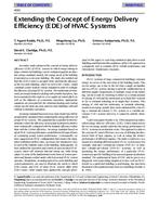 4093 — Extending the Concept of Energy Delivery Efficiency (EDE) of HVAC Systems