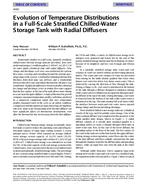 4099 — Evolution of Temperature Distributions in a Full-Scale Stratified Chilled-Water Storage Tank with Radial Diffusers