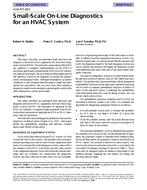 4148 (RP-883) — Small-Scale On-Line Diagnostics for an HVAC System