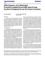 4149 — Effectiveness of a Municipal Ground-Coupled Reversible Heat Pump System Compared to an Air-Source System