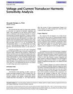 4150 (RP-770) — Voltage and Current Transducer Harmonic Sensitivity Analysis