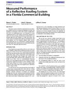 SF-98-02-2 — Measured Performance of a Reflective Roofing System in a Florida Commercial Building