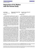 SF-98-04-1 (RP-978) — Interaction of Air Motion with the Human Body