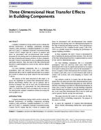 SF-98-08-3 — Three-Dimensional Heat Transfer Effects in Building Components