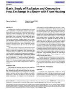 SF-98-09-3 — Basic Study of Radiative and Convective Heat Exchange in a Room with Floor Heating