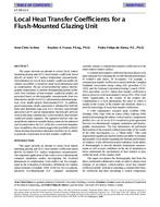 SF-98-12-1 — Local Heat Transfer Coefficients for a Flush-Mounted Glazing Unit