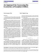 SF-98-18-1 — An Approach for Assessing the Economics of Sorption Chillers