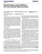 SF-98-20-5 — Requirements and Guidelines for Low-Velocity Measurements