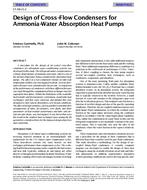 SF-98-21-2 — Design of Cross-Flow Condensers for Ammonia-Water Absorption Heat Pumps