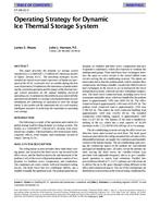 SF-98-22-3 — Operating Strategy for Dynamic Ice Thermal Storage System