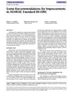 SF-98-24-5 — Some Recommendations for Improvements to ASHRAE Standard 84-1991