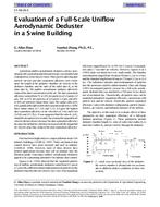 SF-98-26-5 — Evaluation of a Full-Scale Uniflow Aerodynamic Deduster in a Swine Building