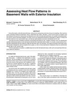 Assessing Heat Flow Patterns in Basement Walls with Exterior Insulation