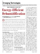 Emerging Technologies: Energy-Efficient Dehumidification