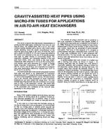 3396 — Gravity-Assisted Heat Pipes Using Micro-Fin Tubes for Applications in Air-to-Air Heat Exchangers