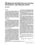 3460 — An Improved Method for Calculating Refrigerant Line Pressure Drops