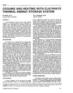 3456 — Cooling and Heating with Clathrate Thermal Energy Storage System