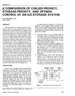 AN-92-08-1 — A Comparison of Chiller-Priority, Storage-Priority and Optimal Control of an Ice-Storage System