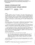 2996 (RP-315) — Design Strategies for Energy-Efficient Atrium Spaces