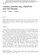 2982 — Thermal Control Wall Prototype and Test Results