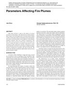 NY-08-019 (RP-1300) — Parameters Affecting Fire Plumes