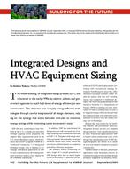 Integrated Designs and HVAC Equipment Sizing