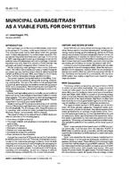 SL-90-17-3 — Municipal Garbage/Trash as a Viable Fuel for DHC Systems