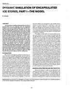 AT-90-13-5 — Dynamic Simulation of Encapsulated Ice Stores, Part 1 – The Model