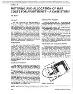 NY-91-01-3 — Metering and Allocation of Gas Costs for Apartments — A Case Study