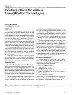 SA-96-10-1 — Control Options for Various Humidification Technologies