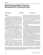 SA-96-05-4 — Smart Energy Option – Reusing Wastewater for Cooling Energy