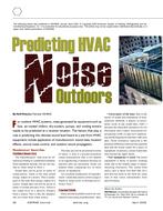 Predicting HVAC Noise Outdoors