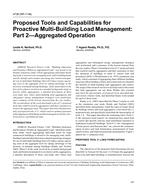 4738 (RP-1146) – Proposed Tools and Capabilities for Proactive Multi-Building Load Management: Part 2–Aggregated Operation