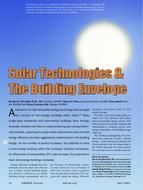 Solar Technologies and the Building Envelope