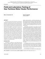 SL-08-045 — Field and Laboratory Testing of Gas Tankless Water Heater Performance